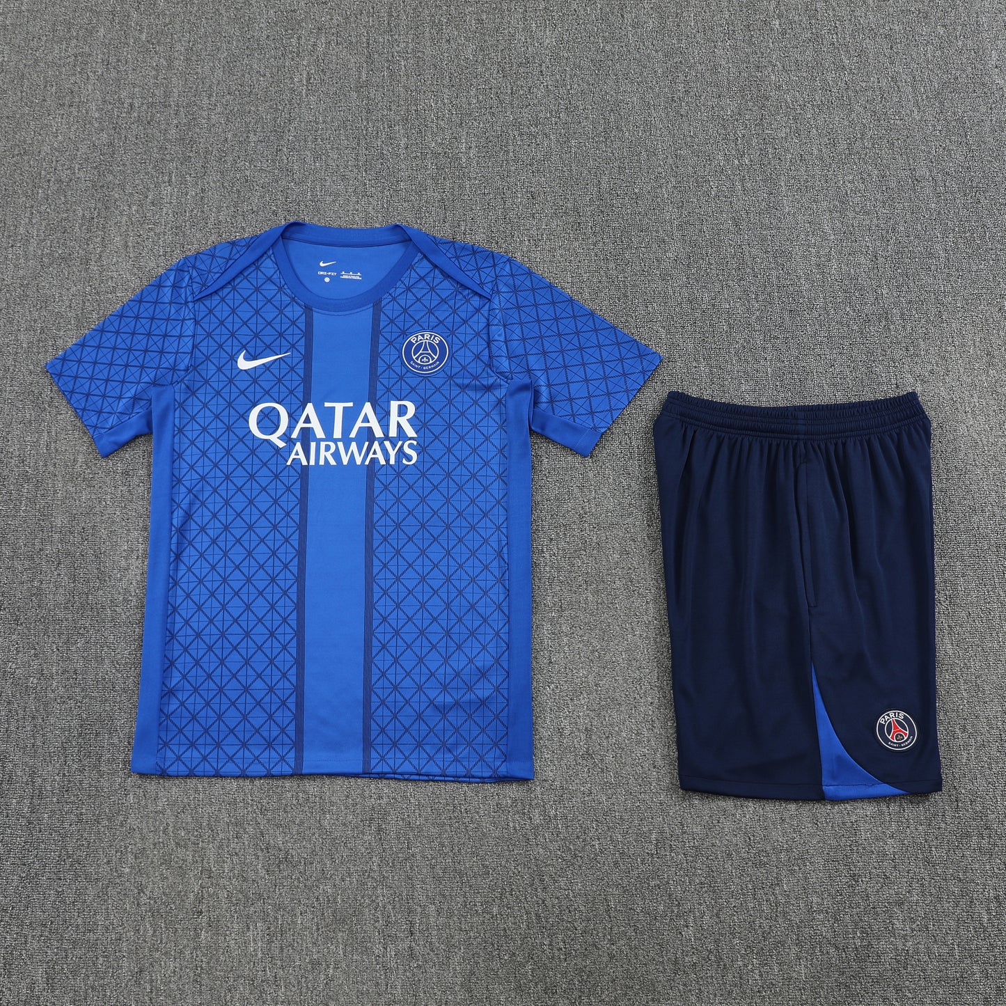 PSG Shorts Set-Blue and Dark Blue