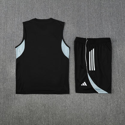 Inter Miami Vest Set-Black and Grey