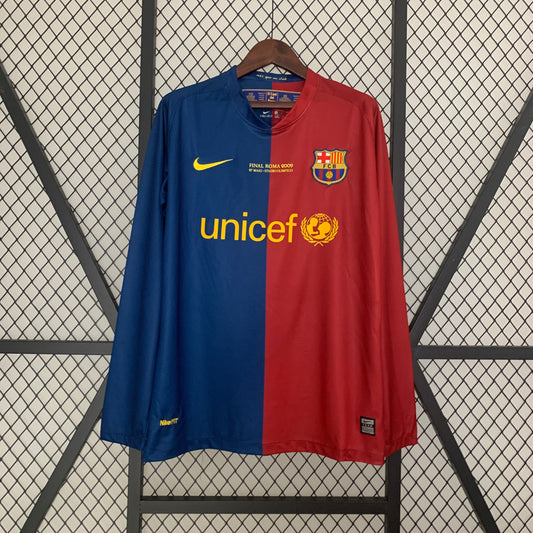Retro long sleeves FCB 08/09 Champions League home