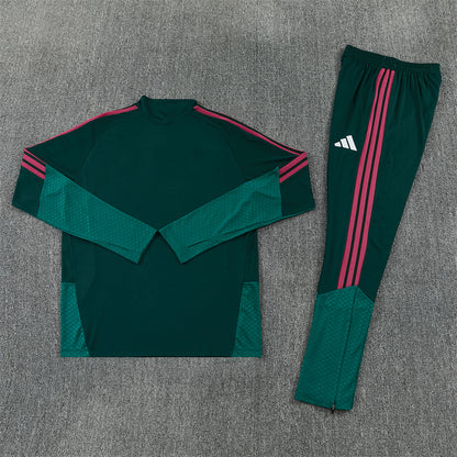 Real Madrid Tracksuit-Dark Green
