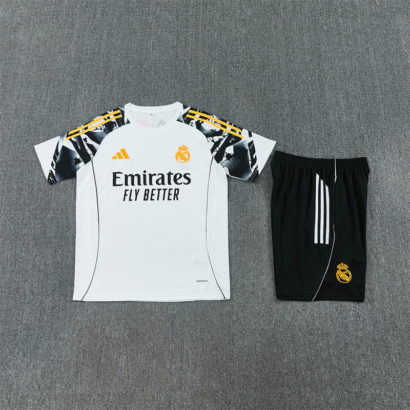 Real Madrid Shorts Set-White and Black