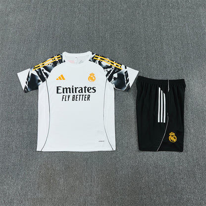 Real Madrid Shorts Set-White and Black