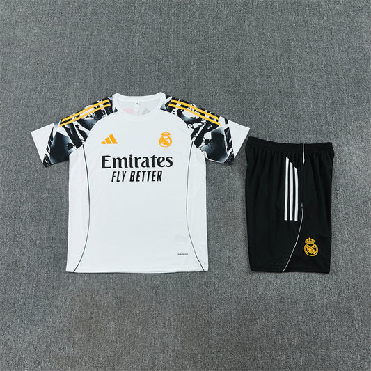 Real Madrid Shorts Set-White and Black