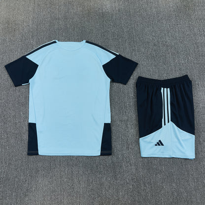Argentina Shorts Set-Blue and Black