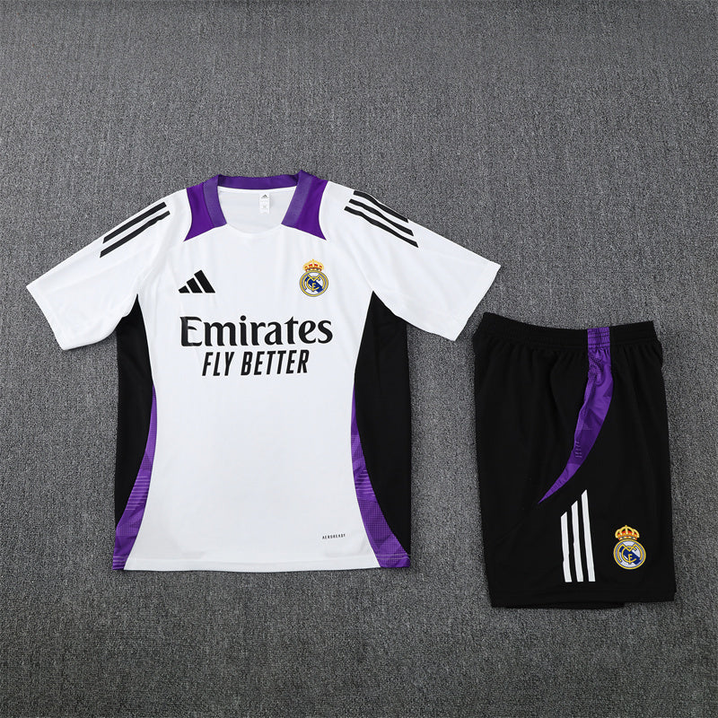 Real Madrid Shorts Set-White and Black