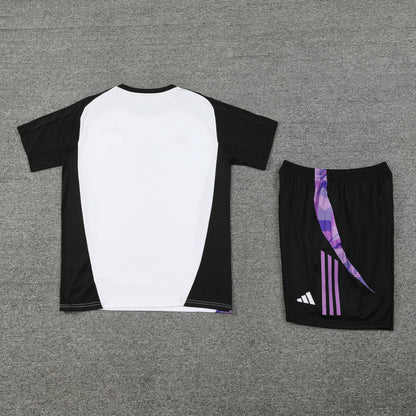 Germany Shorts Set-White and Black
