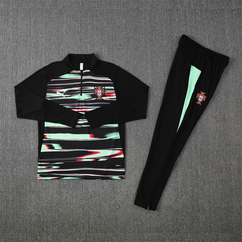 Portugal Tracksuit-Blue and Black