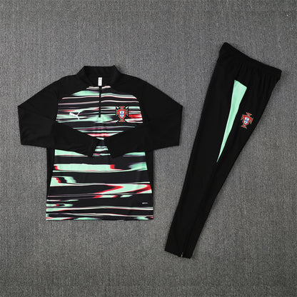 Portugal Tracksuit-Blue and Black