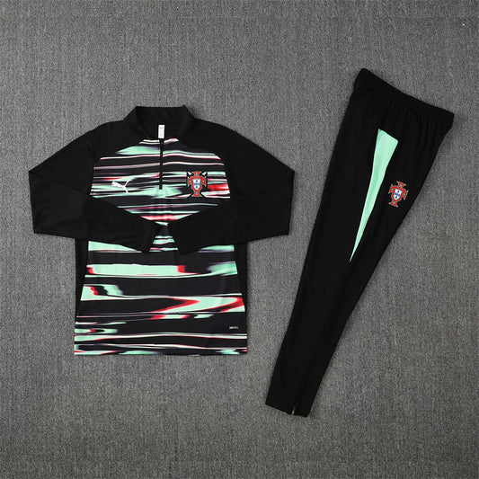 Portugal Tracksuit-Blue and Black