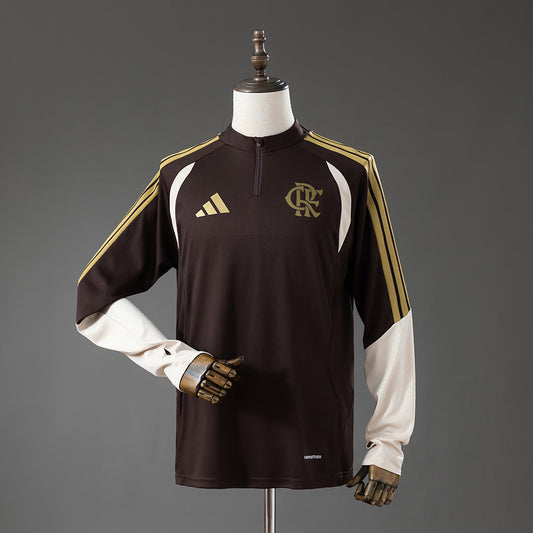 Flamengo 26/27 Long Sleeved Training uniform Brown