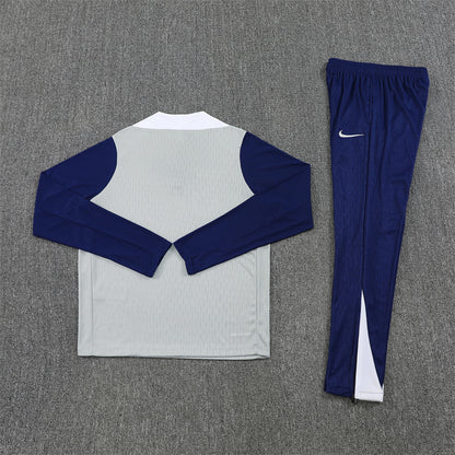 Tottenham Tracksuit-Grey and Navy Blue
