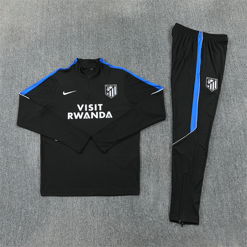 Atletico Madrid Tracksuit-Black
