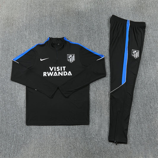Atletico Madrid Tracksuit-Black