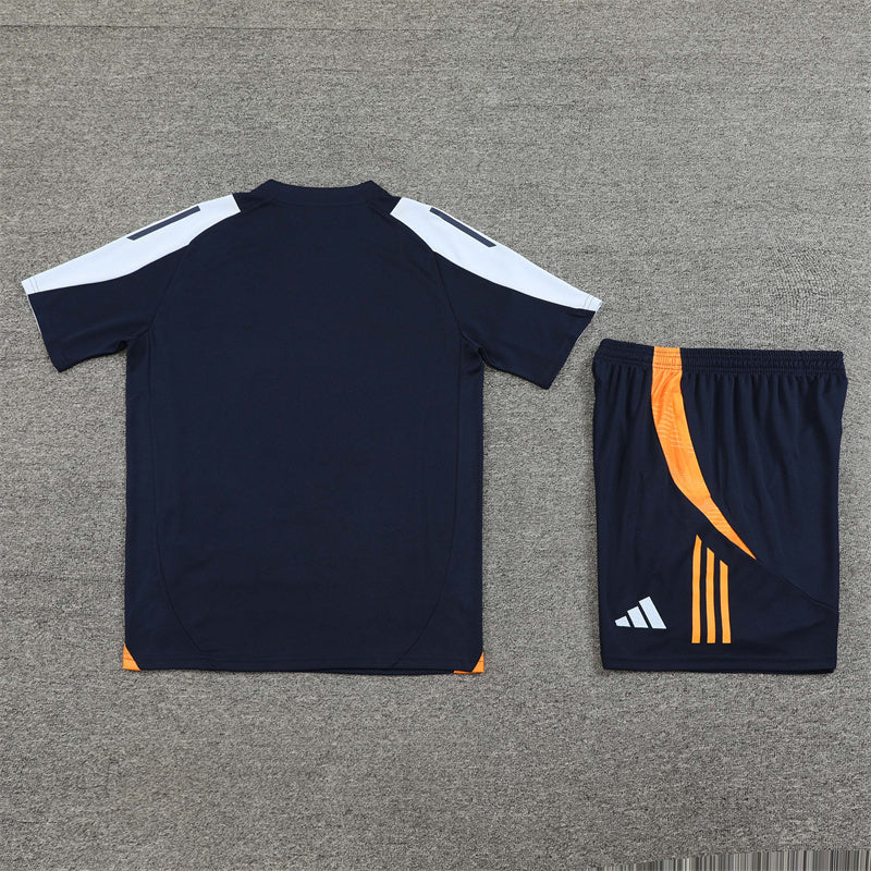 Real Madrid Shorts Set-White and Navy Blue
