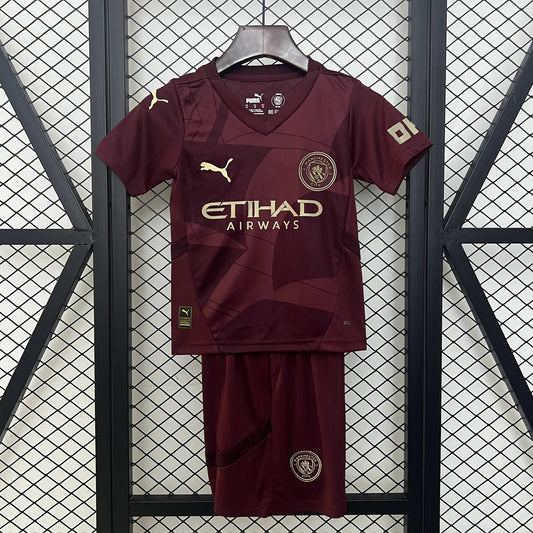 24/25 kids Manchester city third away