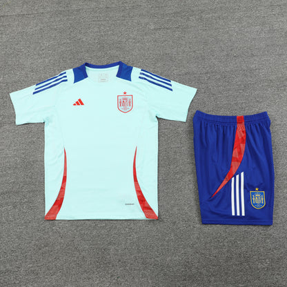 Spain Shorts Set-Light Blue and Dark Blue