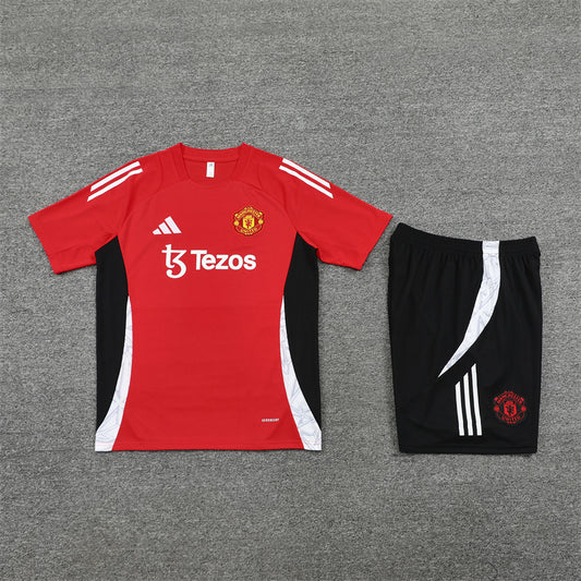 Manchester United Shorts Set-Red and Black