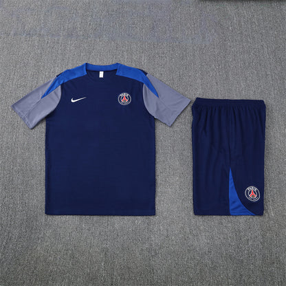 PSG Shorts Set-Navy Blue and Grey