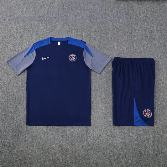PSG Shorts Set-Navy Blue and Grey