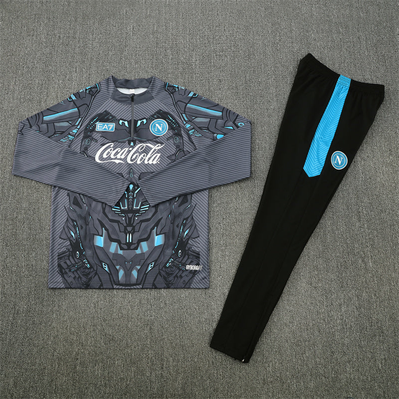 Napoli Tracksuit-Grey and Black