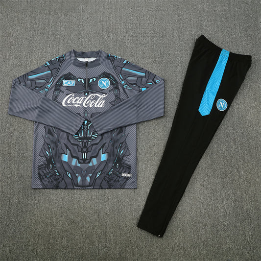 Napoli Tracksuit-Grey and Black