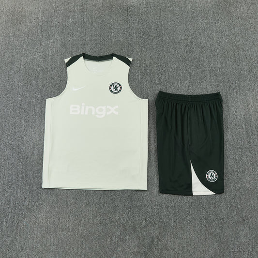Chelsea Vest Set-Grey and Black