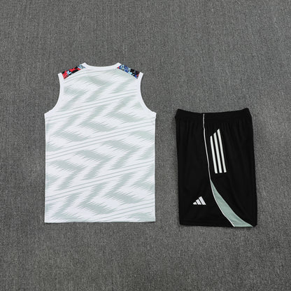 Real Madrid Vest Set-White and Black