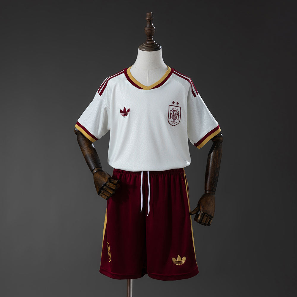 Spain 2026 Away 2-Star Champion Edition Kids Kit Jersey