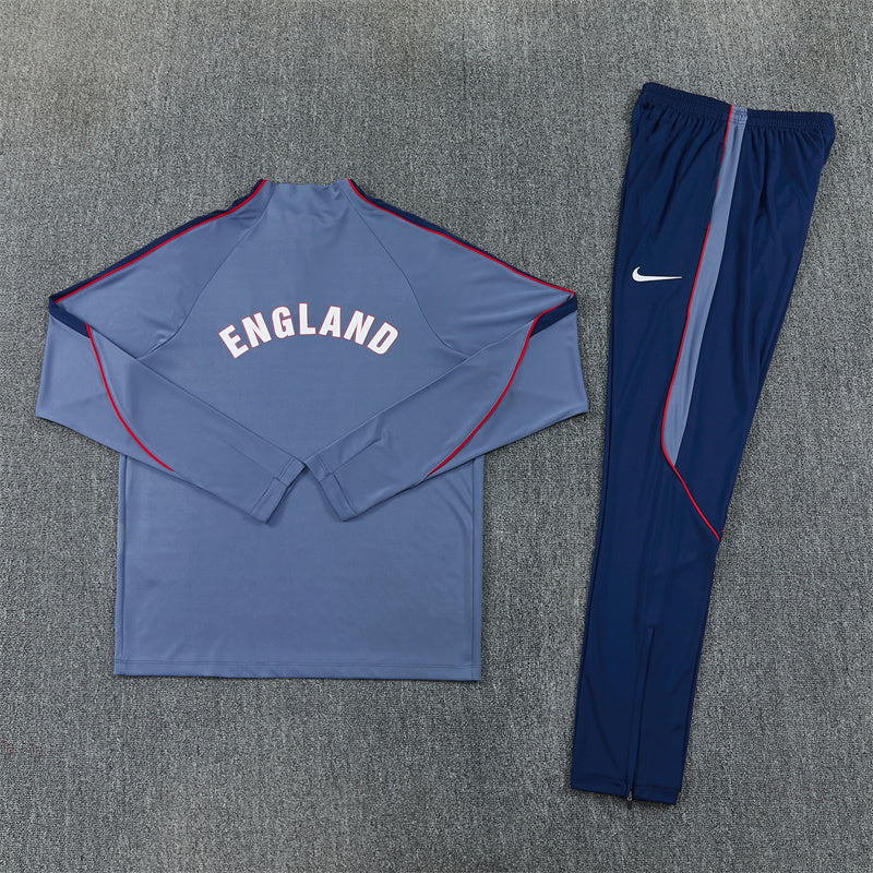 England Tracksuit-Grey and Navy Blue