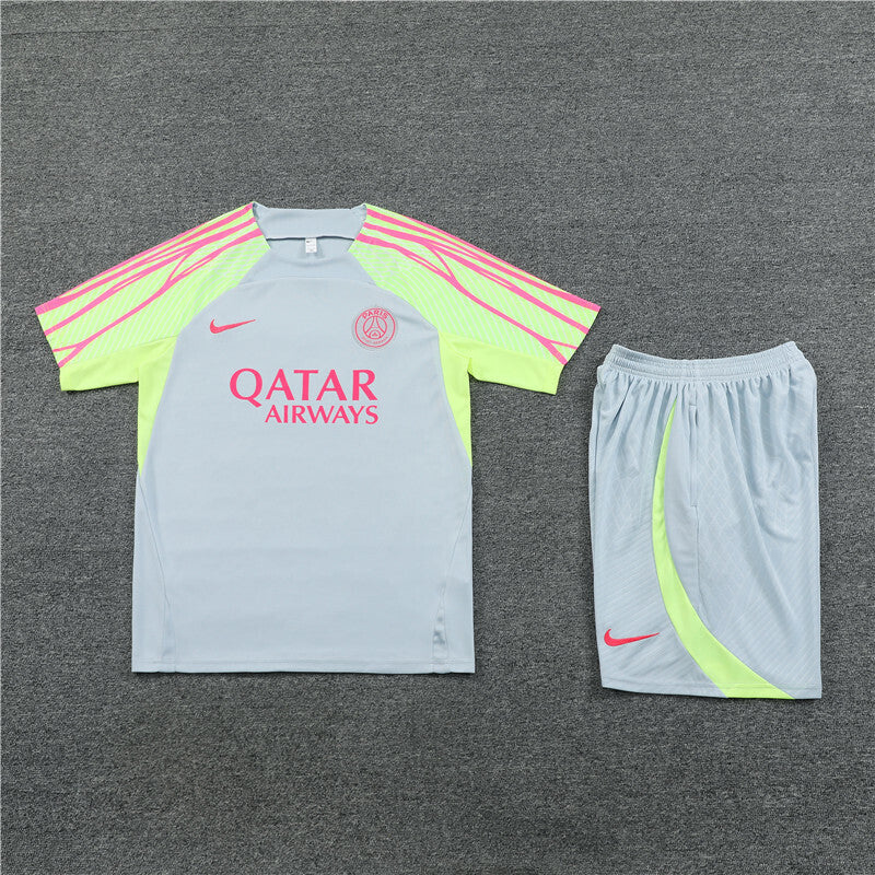 PSG Shorts Set-Grey and Green