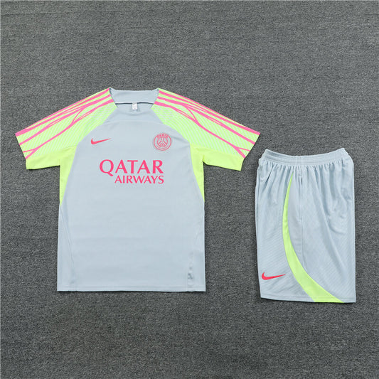 PSG Shorts Set-Grey and Green