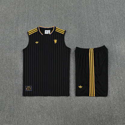 Chelsea Vest Set-Black