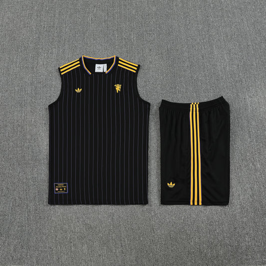 Manchester United Vest Set-Black