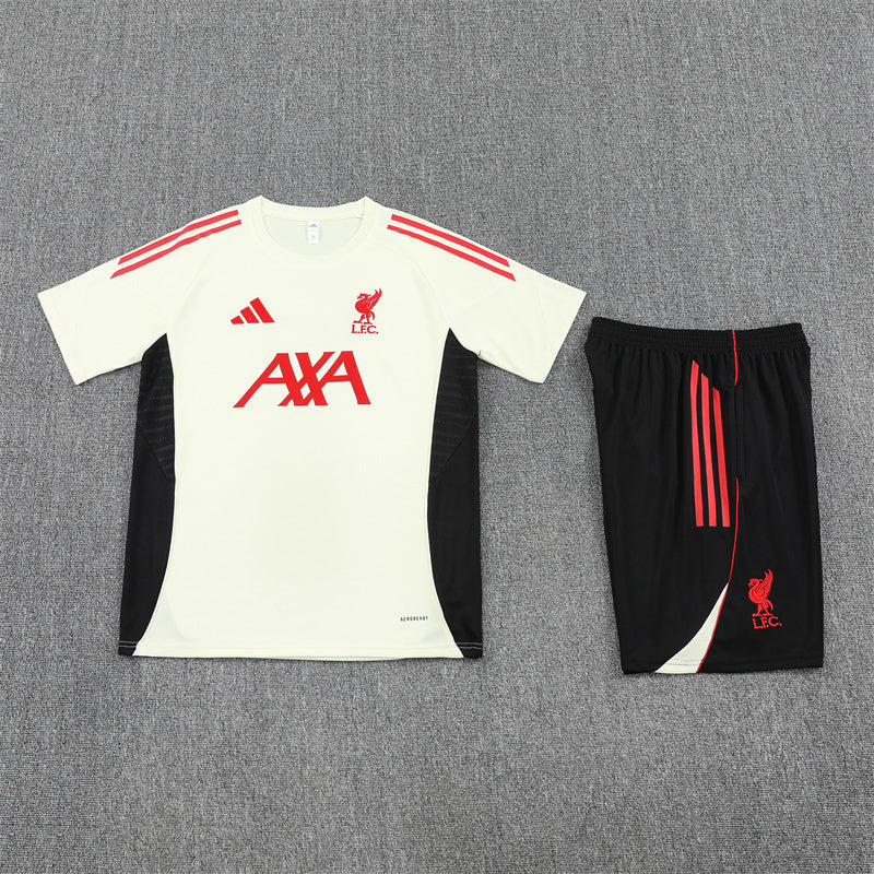 Liverpool Shorts Set-Cream and Black