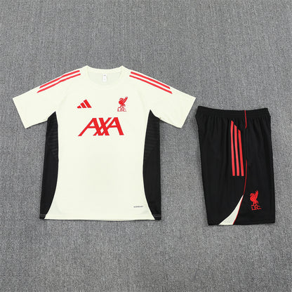 Liverpool Shorts Set-Cream and Black