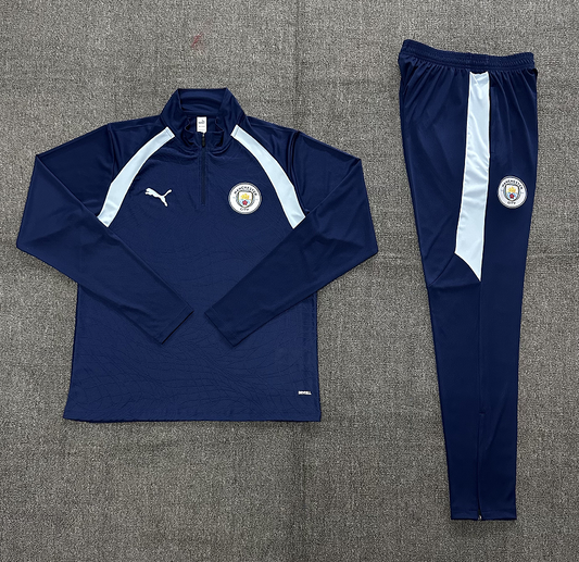 Manchester City Tracksuit-Navy Blue