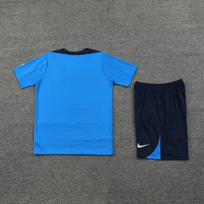 Chelsea Shorts Set-Blue and Navy Blue
