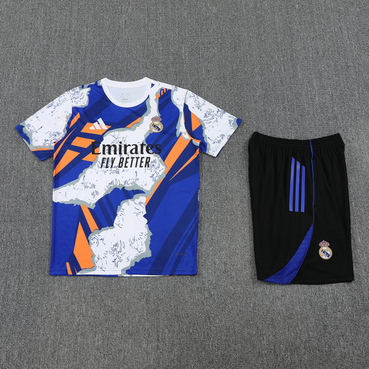 Real Madrid Shorts Set-White, Blue and Black