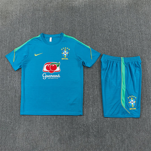 Brazil Shorts Set-Blue