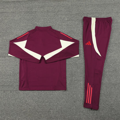 FC Bayern Munich Tracksuit-Maroon and White