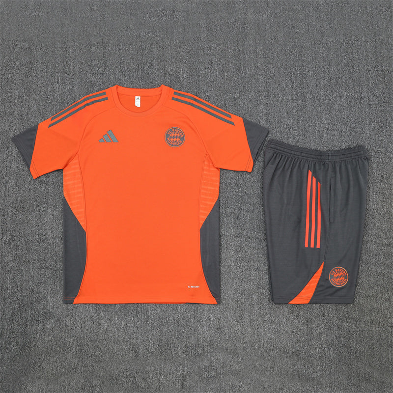 FC Bayern Munich Shorts Set-Orange and Grey