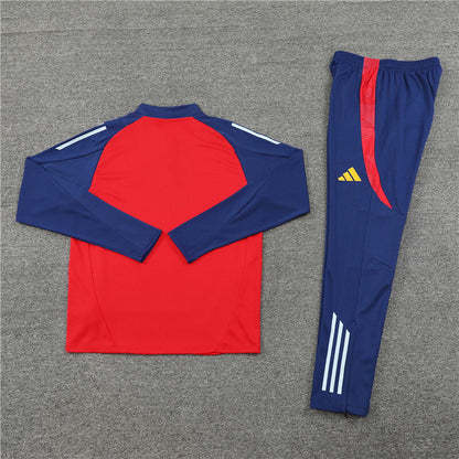 Spain Tracksuit-Red and Dark Blue