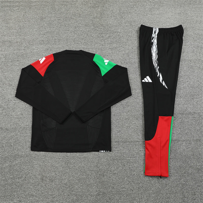 Arsenal Tracksuit-Red, Green and Black