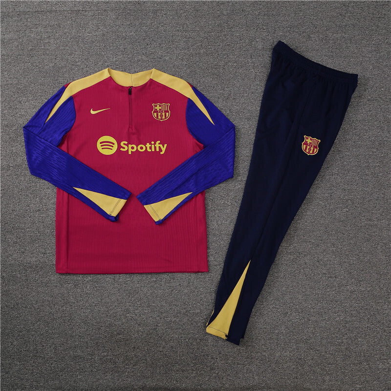 Barcelona Tracksuit-Red, Blue and Black