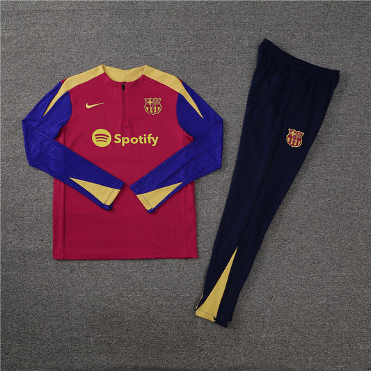 Barcelona Tracksuit-Red, Blue and Black