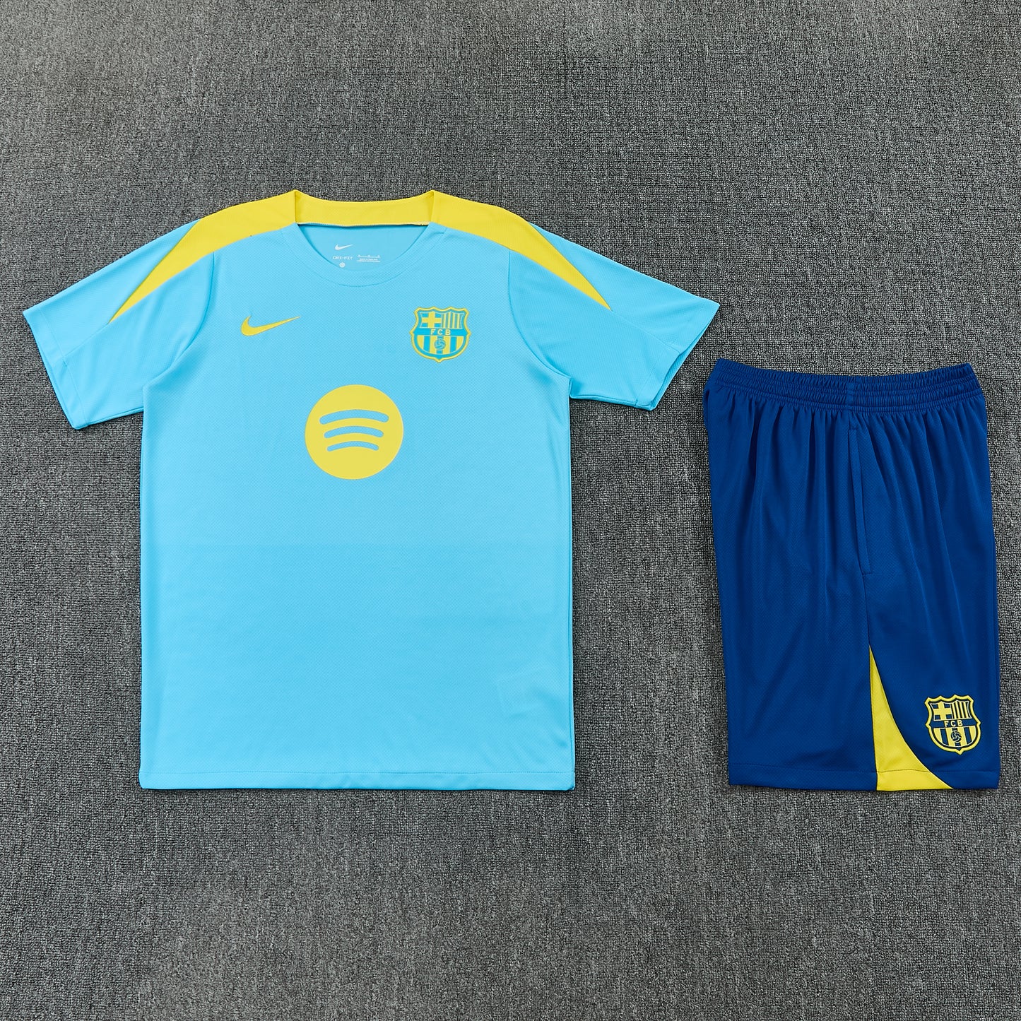 Barcelona Shorts Set-Blue and Dark Blue