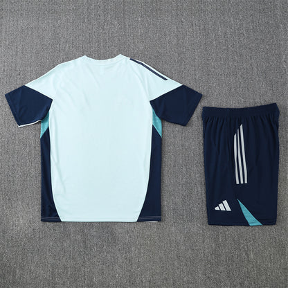 Arsenal Shorts Set-White and Navy Blue