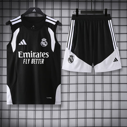 Real Madrid Vest Set-Black and White