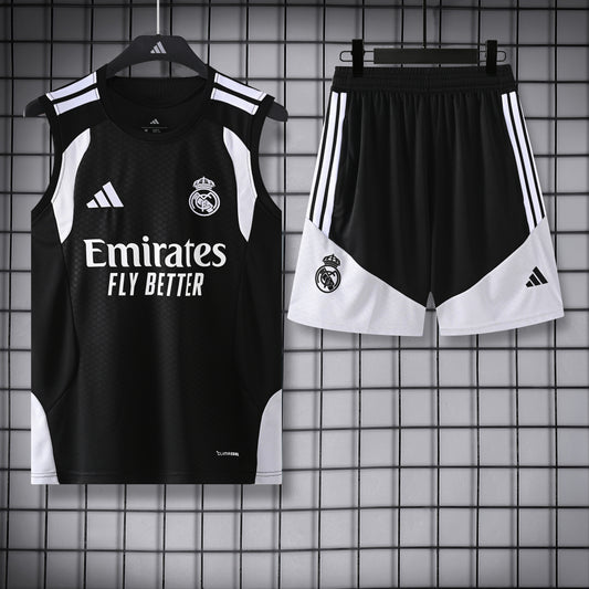 Real Madrid Vest Set-Black and White