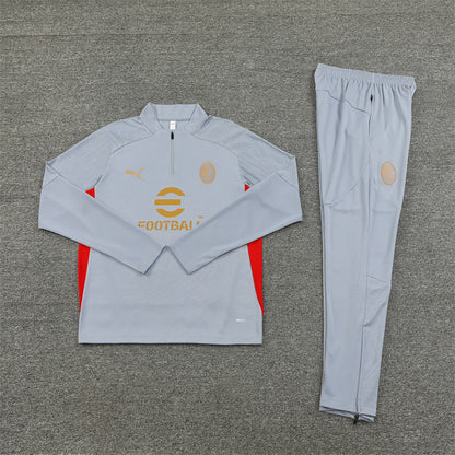 AC Milan Tracksuit-Grey